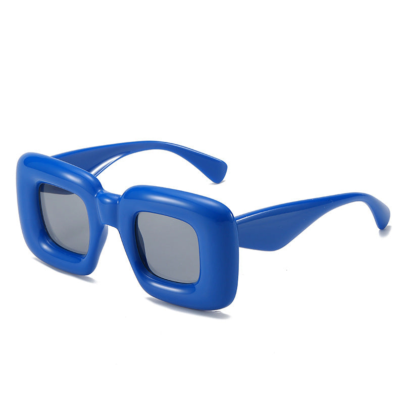 Venta al por mayor Y2K Square Large Frame PC Gafas de sol para mujer